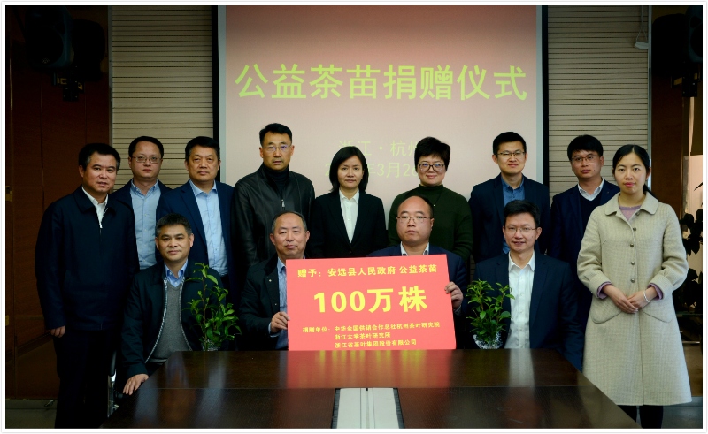 安博网页中国有限公司集团联合捐赠百万株公益茶苗  助力江西省安远县脱贫攻坚