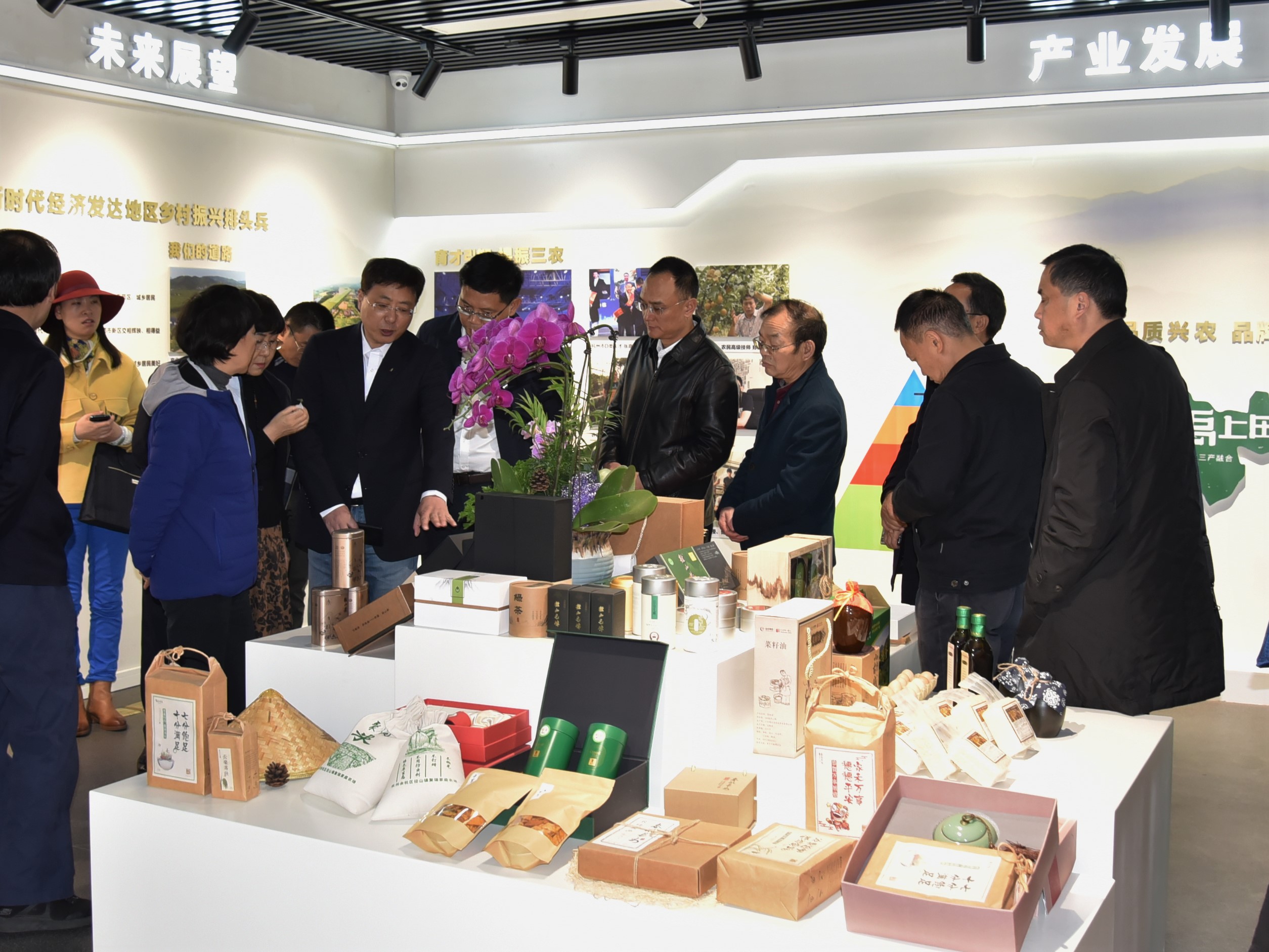 四川省政协副主席祝春秀一行考察安博网页中国有限公司集团茶博园