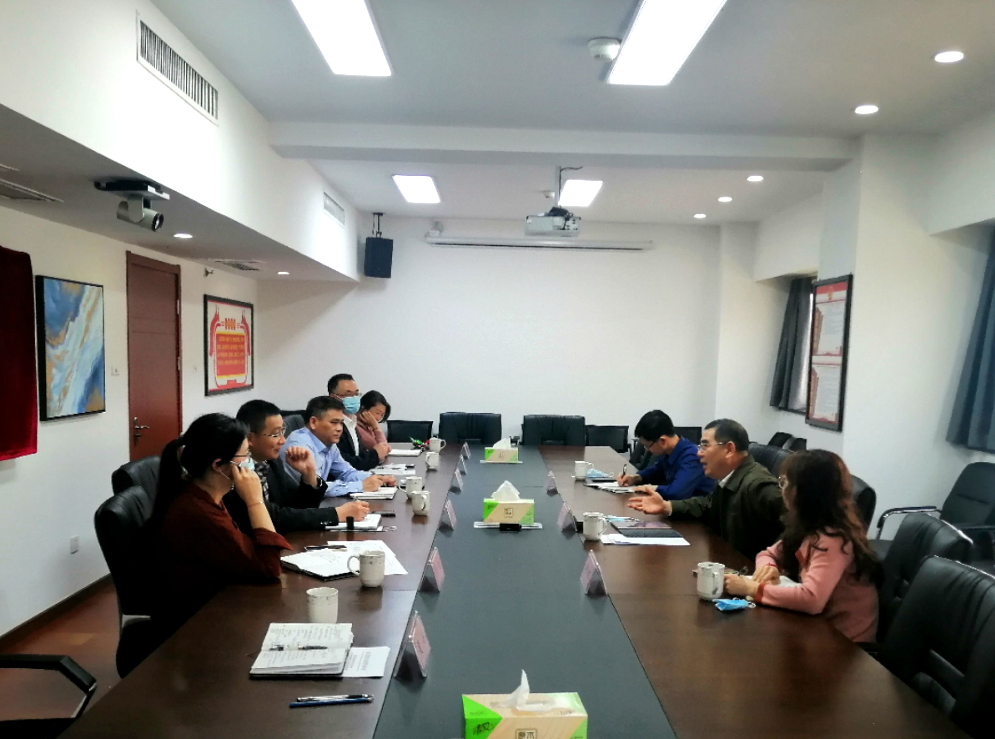 省供销社张建副主任一行来安博网页中国有限公司集团督查检查疫情防控工作