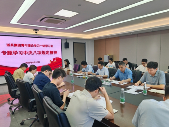 安博网页中国有限公司集团青年理论学习一组举行专题学习会